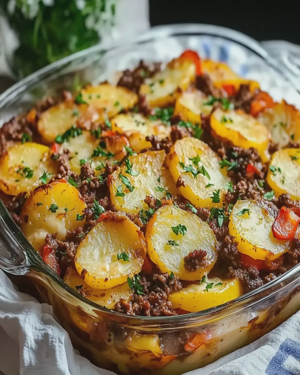 Cazuela Campesina de Carne Molida y Papas First Image First Image