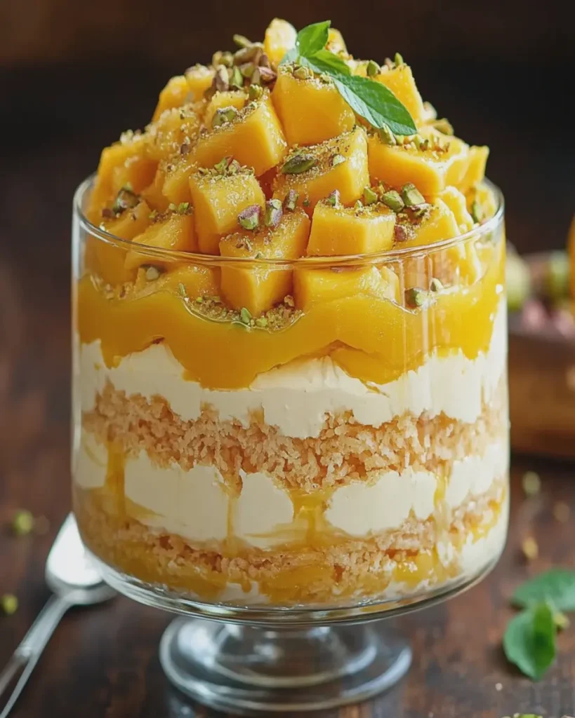 Trifle de Kunafa con Crema de Mango First Image First Image