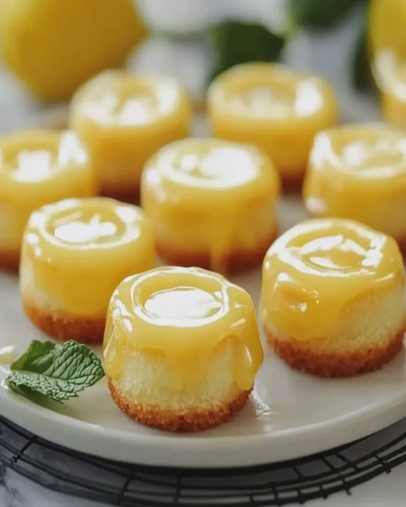 Mini Pasteles de Limón First Image First Image