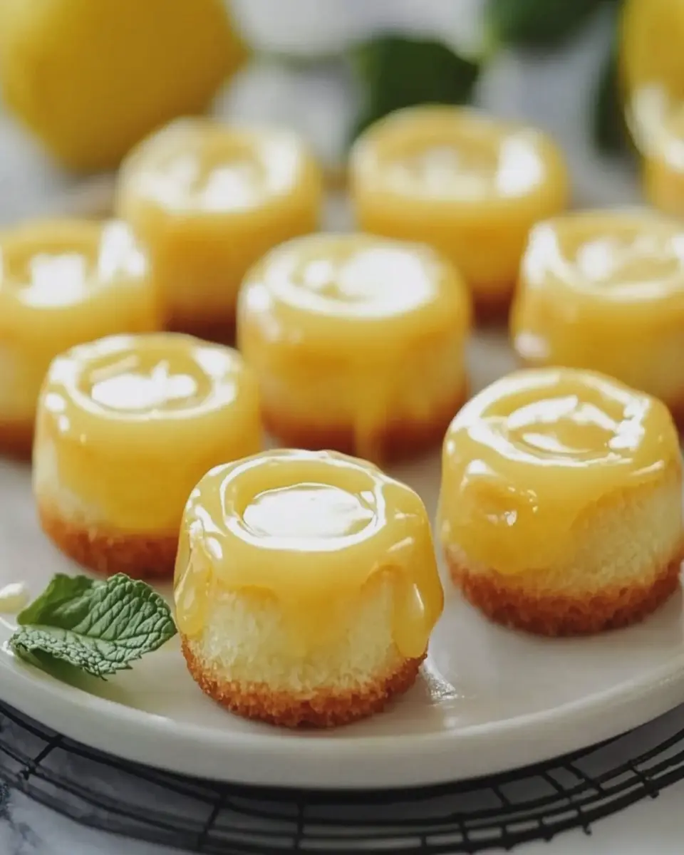 Mini Pasteles de Limón First Image First Image