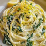 Pasta con Ricotta de Limón y Espinacas First Image First Image